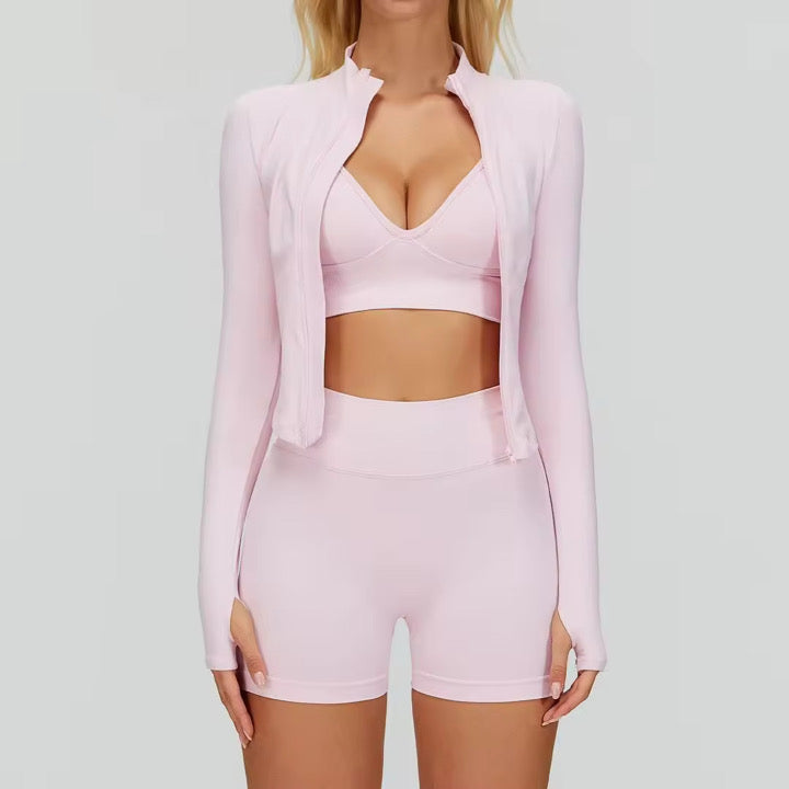 3 Piece Workout Short Set