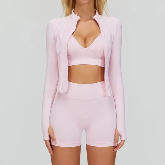 3 Piece Workout Short Set