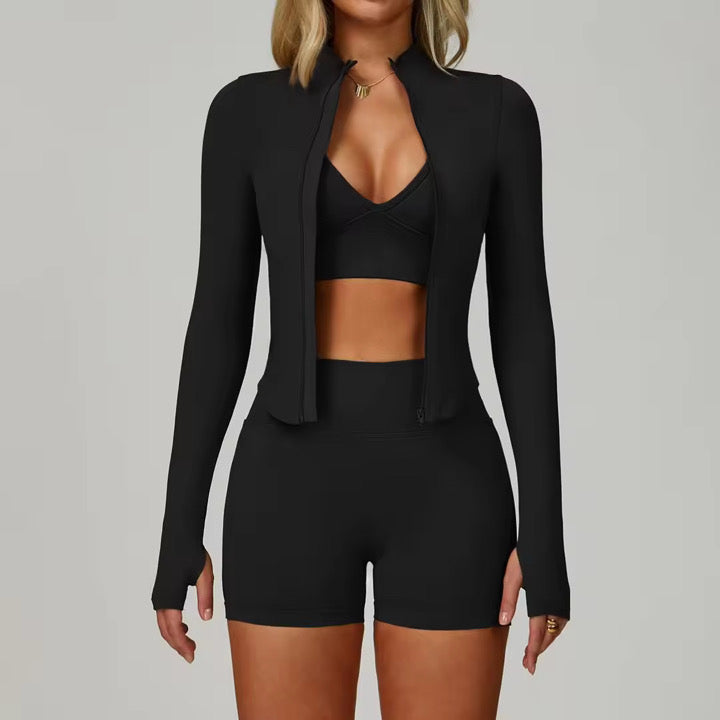 3 Piece Workout Short Set